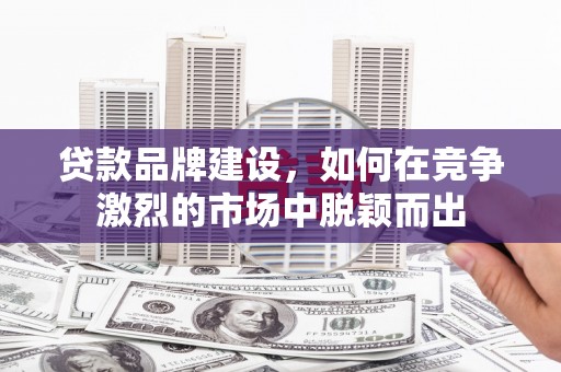 万里贷款品牌建设，如何在竞争激烈的市场中脱颖而出