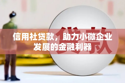 万里信用社贷款，助力小微企业发展的金融利器