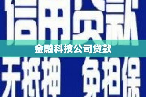万里金融科技公司贷款