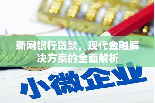 万里新网银行贷款，现代金融解决方案的全面解析