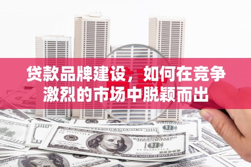 万里贷款品牌建设，如何在竞争激烈的市场中脱颖而出