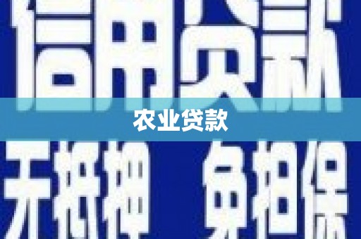 万里农业贷款