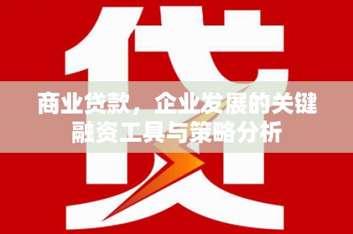 万里商业贷款，企业发展的关键融资工具与策略分析