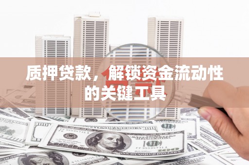 万里质押贷款，解锁资金流动性的关键工具