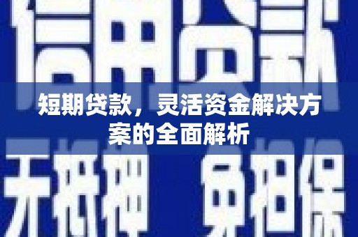 万里短期贷款，灵活资金解决方案的全面解析