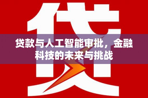万里贷款与人工智能审批，金融科技的未来与挑战