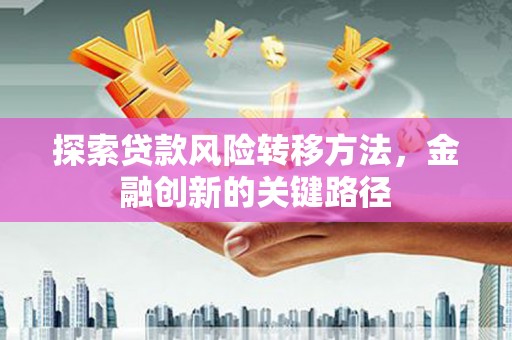 万里探索贷款风险转移方法，金融创新的关键路径