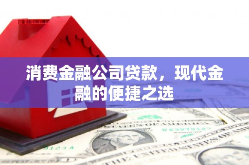 万里消费金融公司贷款，现代金融的便捷之选
