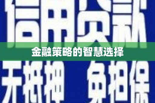 万里金融策略的智慧选择
