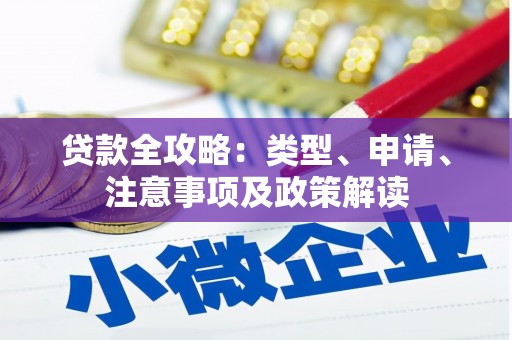 万里贷款全攻略：类型、申请、注意事项及政策解读